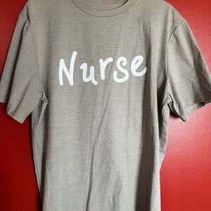 Tan 'Nurse' Graphic T-Shirt and Joggers!!